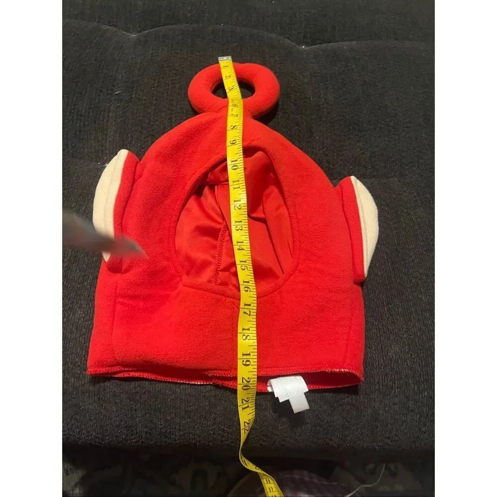 Spirit Hollween Teen Red Teletubbies Po Costume Hood Headpiece